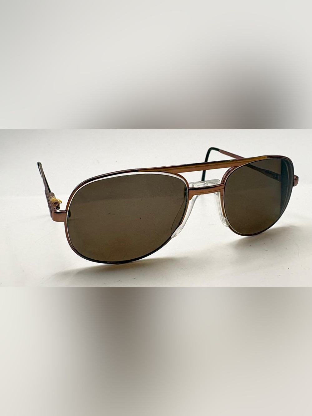 MM5022 Brown Oval Metal Sunglasses Frames Only
